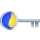 Blue-Yellow Circle Key