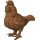 Chicken-Shaped Brick