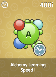 Alchemy Learning Speed I