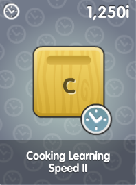 Cooking Learning Speed II