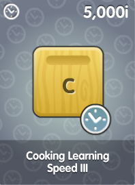 Cooking Learning Speed III