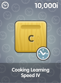 Cooking Learning Speed IV