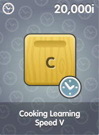 Cooking Learning Speed V